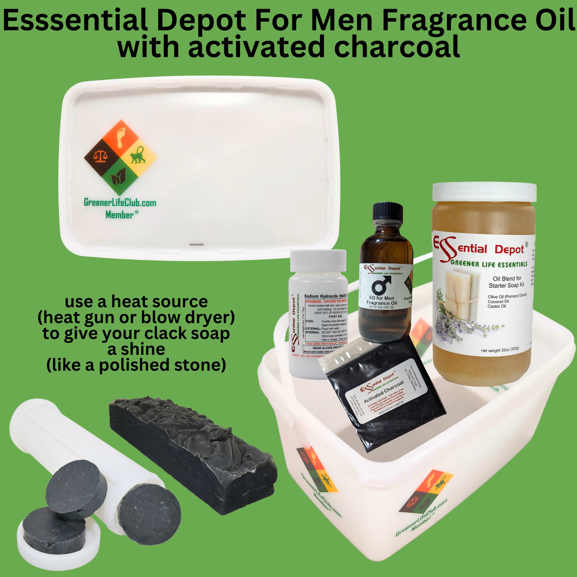 Essential Depot for Men with Activated Charcoal